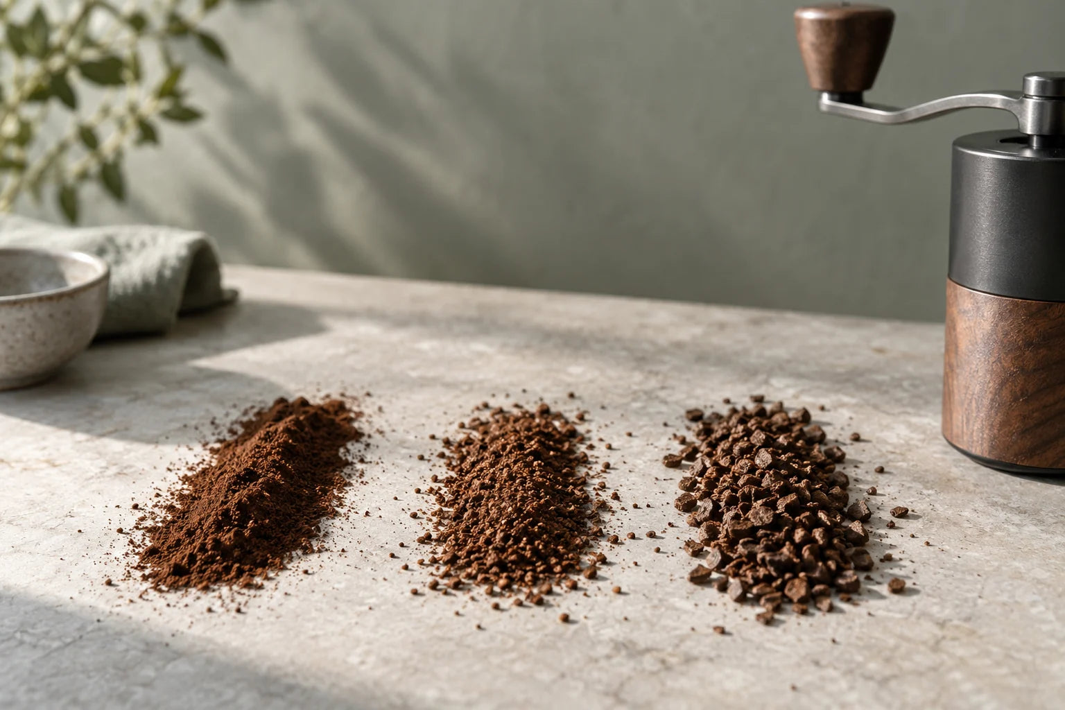 Der richtige Mahlgrad für Kaffee